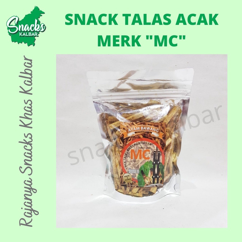 

Snack Stick Talas Acak "MC" 340 GRAM / Keripik Keladi Khas Pontianak