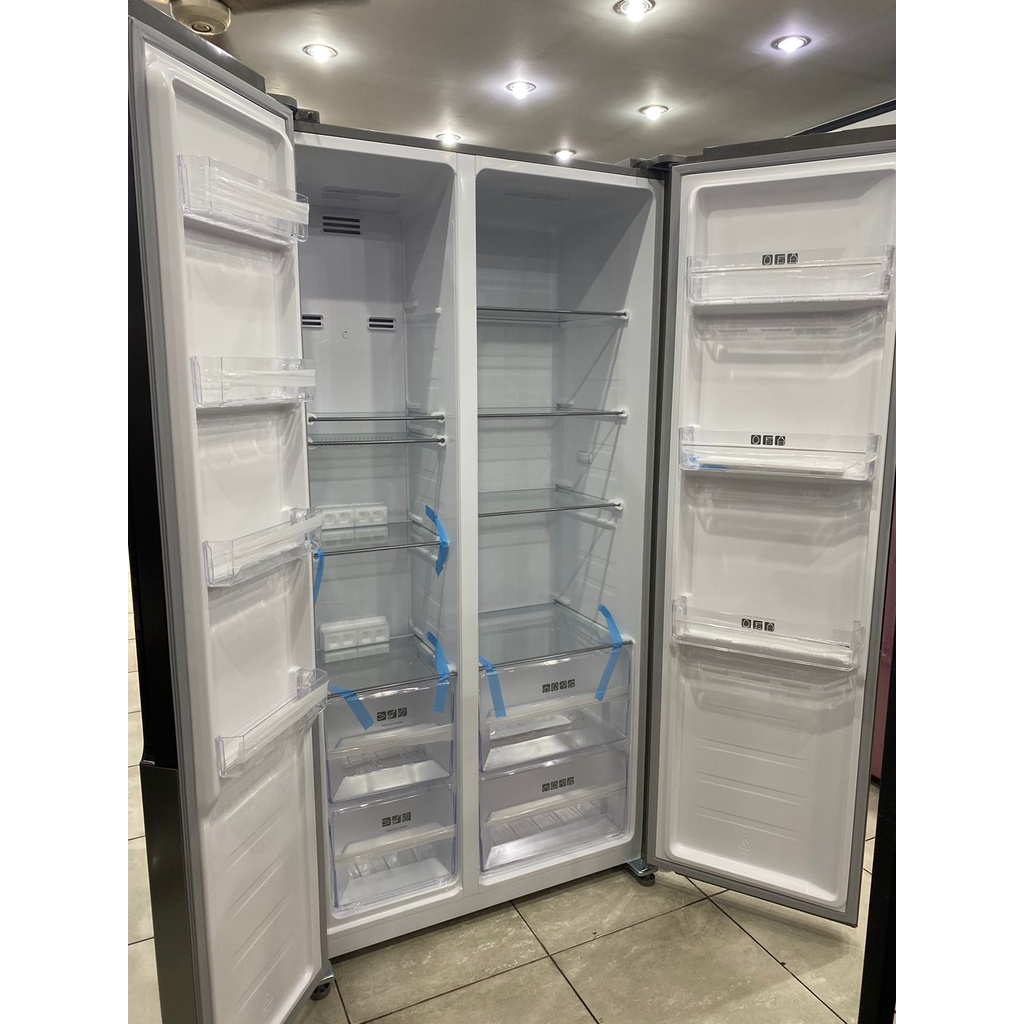 KULKAS SIDE BY SIDE SHARP SJ-IS50M-SL / SJ IS50MSL INVERTER