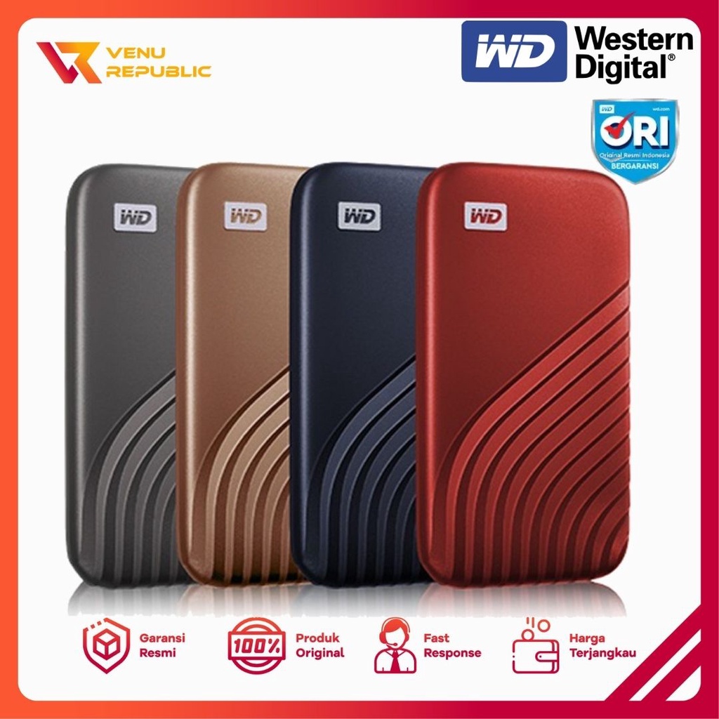 WD My Passport SSD 500GB Portable | External | Eksternal SSD