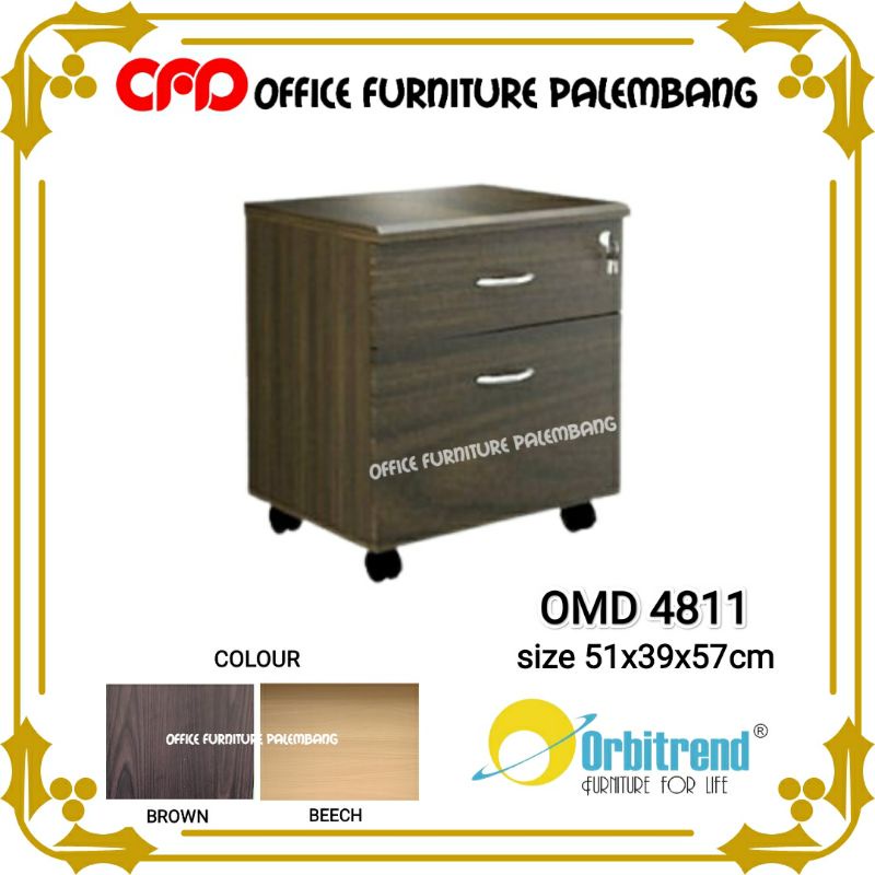 laci meja kantor orbitrend omd 4811 cabinet drawer meja printer side table