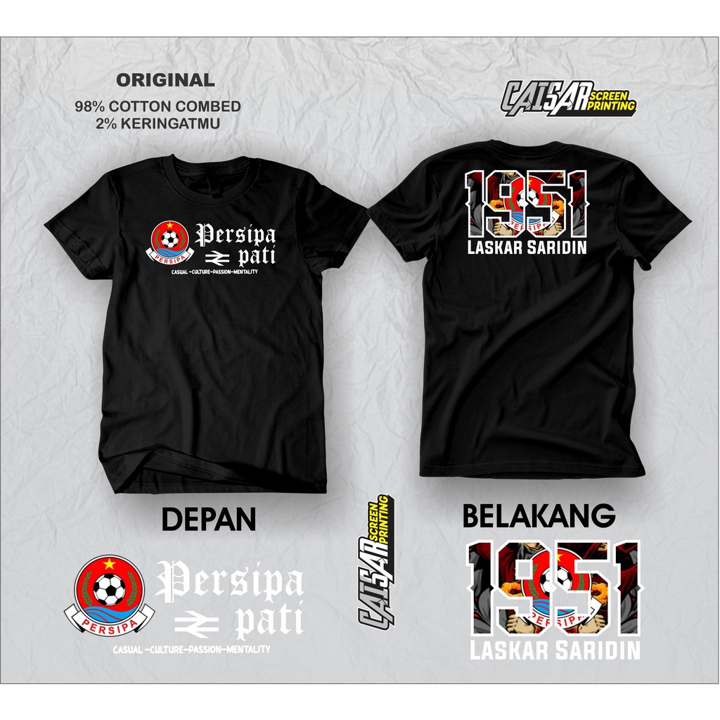 Kaos tshirt casual ultras persIpa pati  kaos PATI football PATI kaos murah