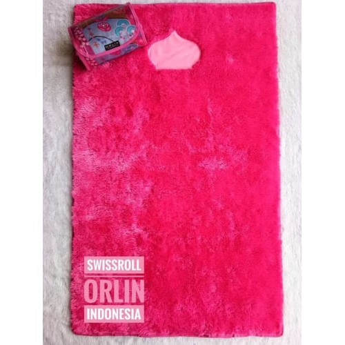Baru Sajadah Swiss Roll Orlin - Sajadah Bulu Rasfur dengan Motif Flip Cover Berkualitas