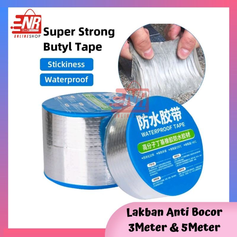 Lakban anti bocor Spray anti bocor/Aluminium tape/Solasi waterproof/Lakban waterproof/Spray anti boc