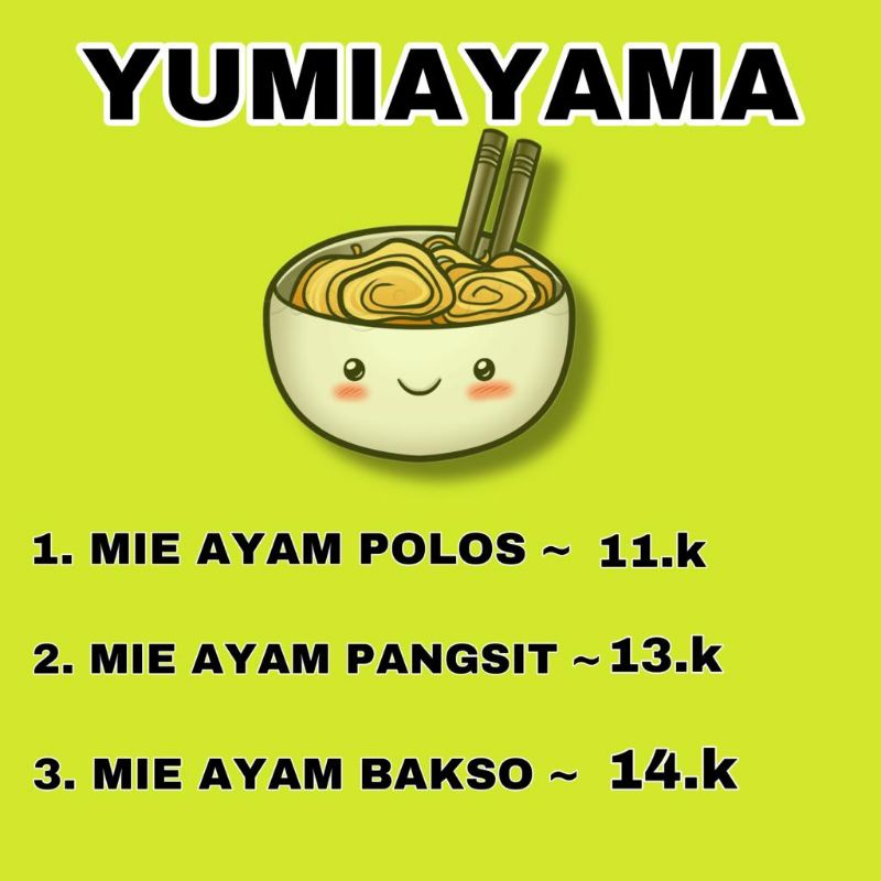 

mie ayam Yu-mi ayam