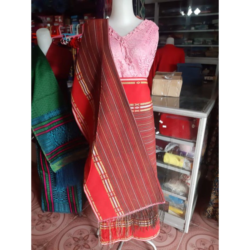 SONGKET SEMI SUTRA MURAH TENUN SIANTAR SUTRA HONGKONG KEPALA TUMTUMAN