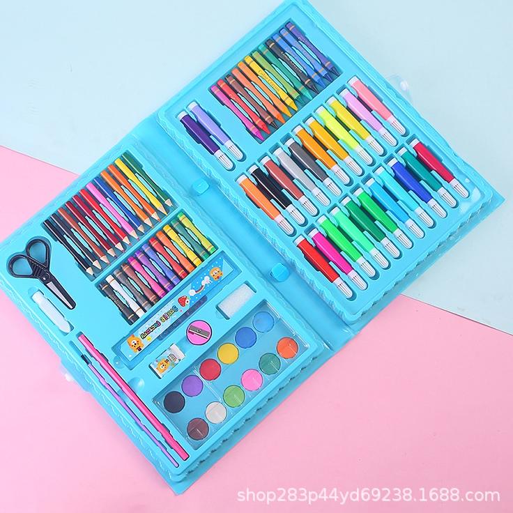 

Kejutan Hari Ini Pensil Warna 86Pcs In 1 Crayon Anak Art Set Alat Lukis Menggambar Seni Kerajinan Anak