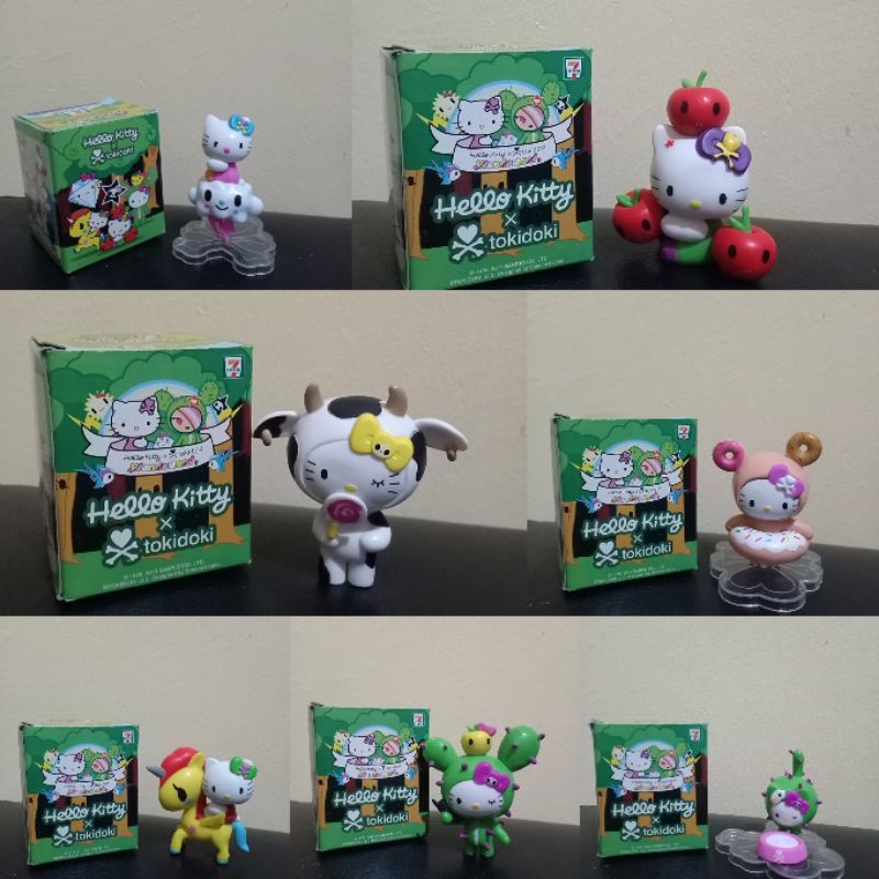 mainan figuran figure pajangan miniatur hello kitty x tokidoki original