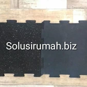 Rubber gym mat flooring ukuran 50x50 4pcs=1 Meter Persegi