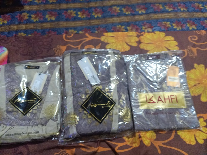 Sarimbit Couple Ethica Original Elfa 187 Taupe Grey