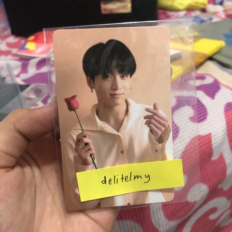 PC PHOTOCARD JUNGKOOK DVD MEMORIES 2019