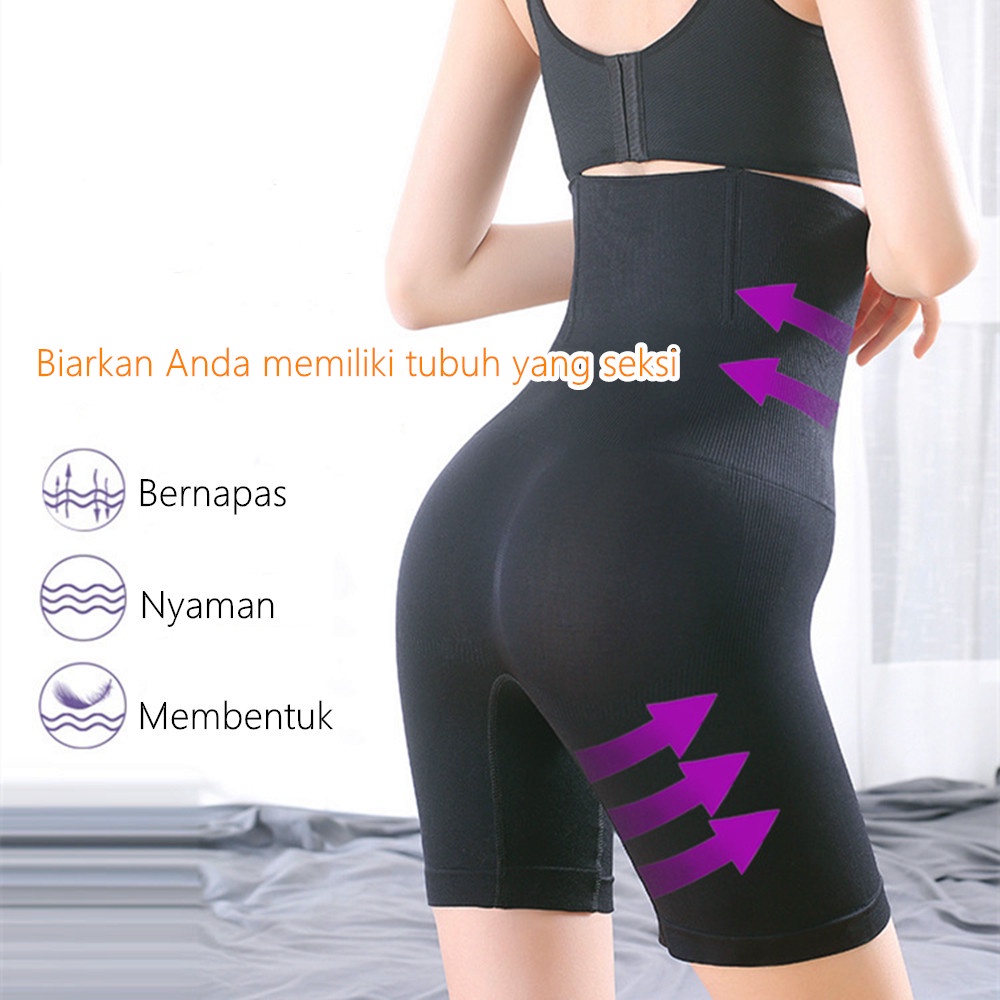 Aikoky Korset celana pelangsing perut/Celana dalam korset wanita 35-95kg