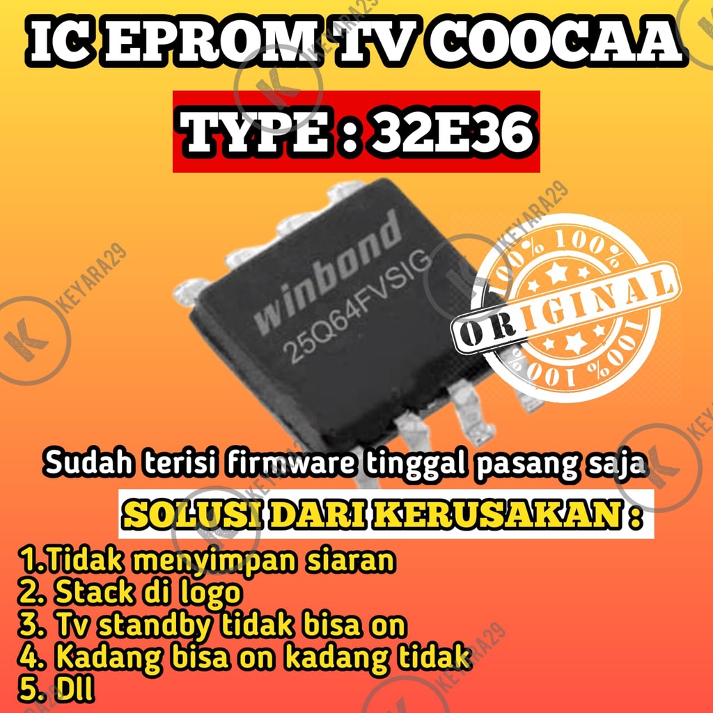 ic eprom tv LED COOCAA 32E36