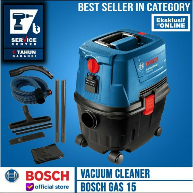 Jual Mesin Vacuum Cleaner Bosch GAS 15 Liter Shopee Indonesia