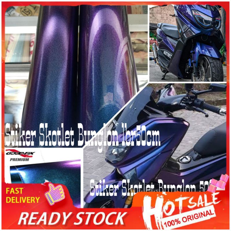 Stiker Skotlet Bunglon L50cm x P100cm (satu meter)