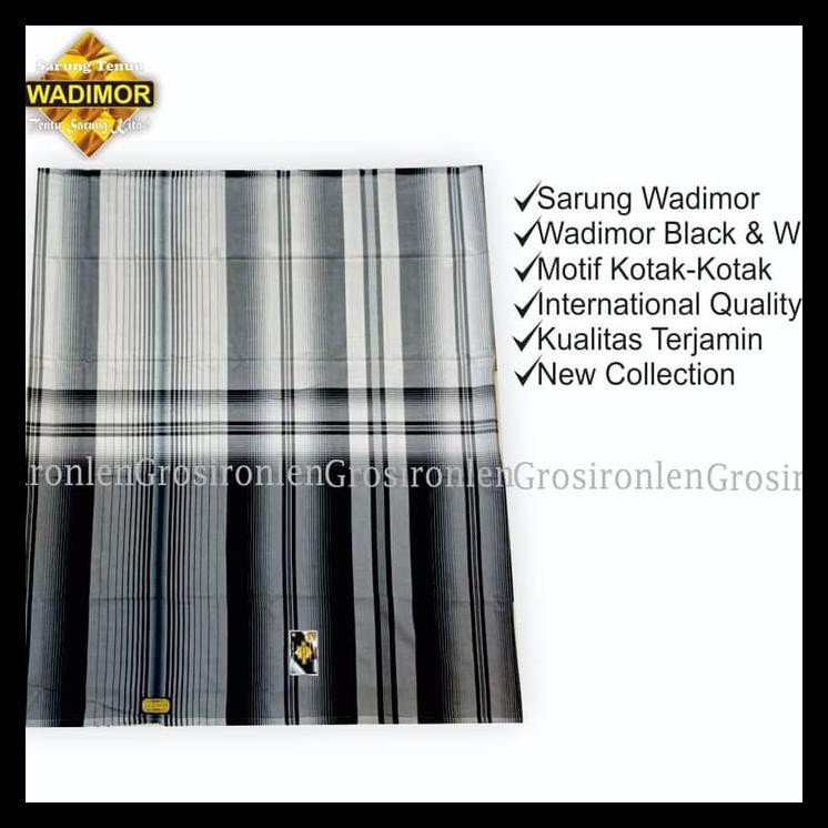 Sarung Wadimor/Wadimor Hitam Putih