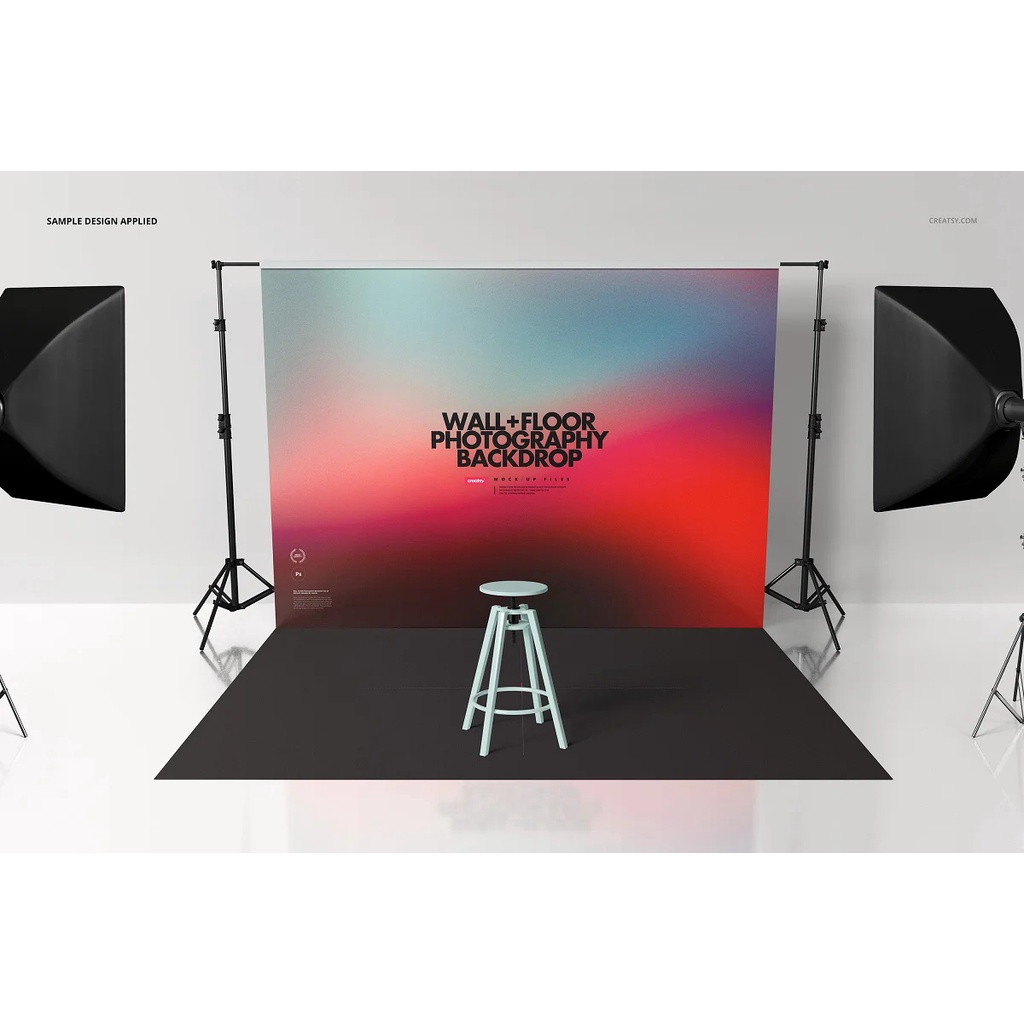 Photography Backdrop Mockup Set