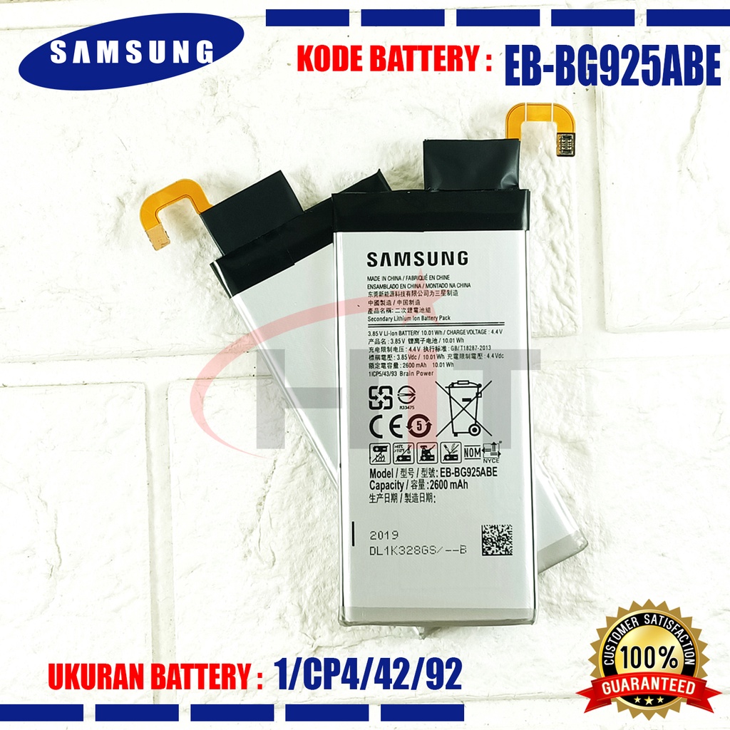 Baterai Battery Ori EB-BG925ABE Samsung Galaxy S6 Edge G9250