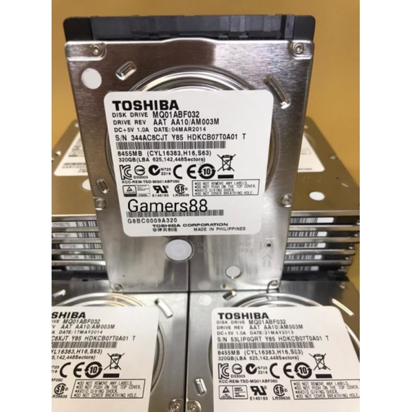 HDD Hardisk 320GB Toshiba Laptop 2.5&quot; Harddisk Slim Hard disk Notebook