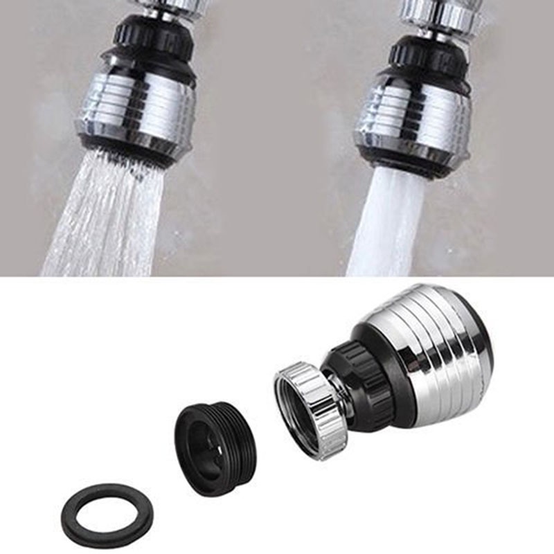 Water Saving Tap Aerator Diffuser 360 Rotate Swivel Faucet Nozzle Filter Adapter OW