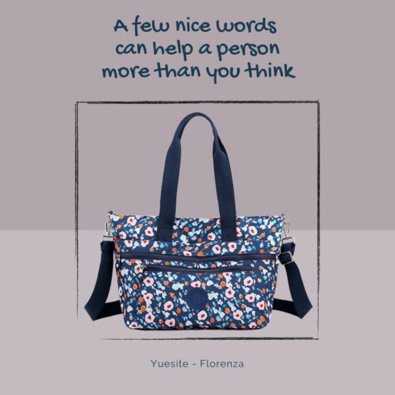 Tas bahu wanita selempang Yuesite Florenza Large import shoulders cyutebags