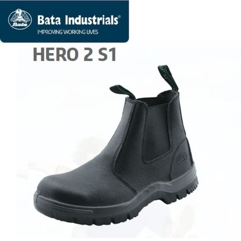 Sepatu Safety BATA INDUSTRIALS Hero Tropical Hitam - Safety Shoes Bata Industrials Hero Tropical