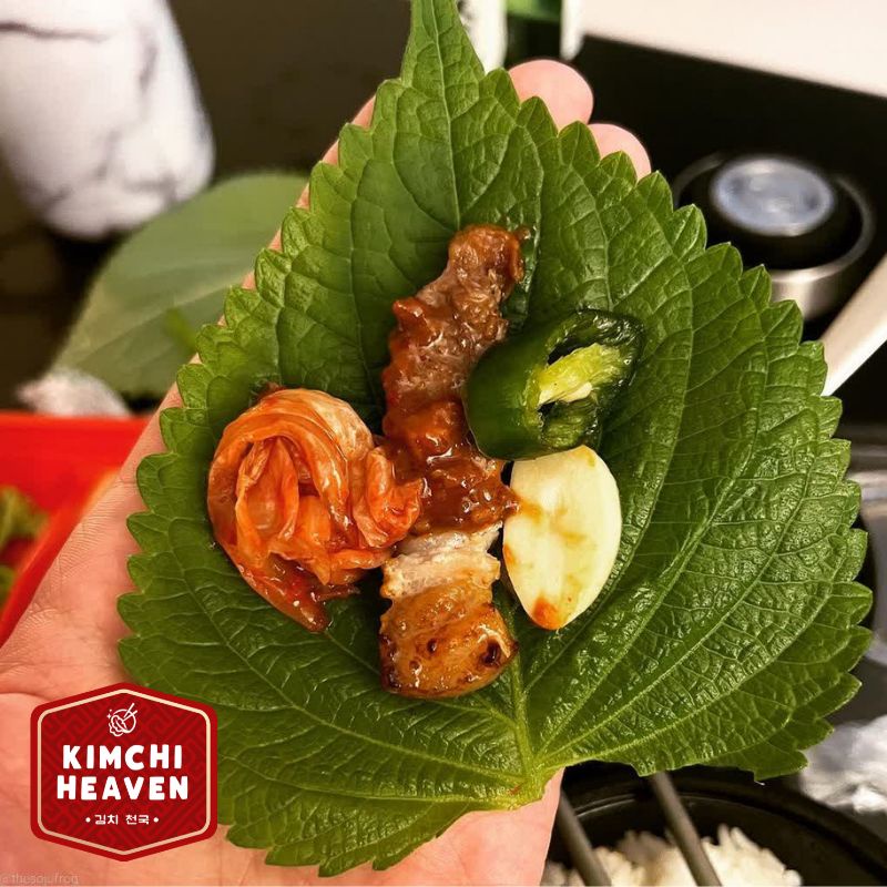 

RB Daun Perilla 100g / daun kkaenip / perilla leaf / daun bbq wrap korea / lalapan korea / sayur