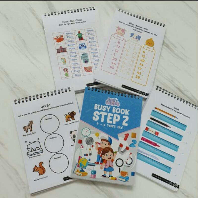 

Tiny giants busy book step 2
