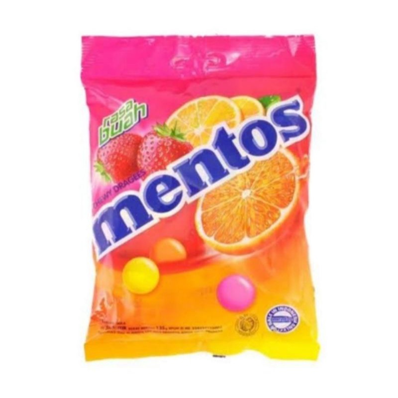 

permen Mentos buah