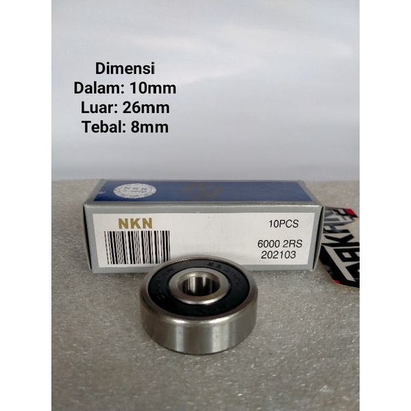 Bearing/Laher 6000 2rs NKN