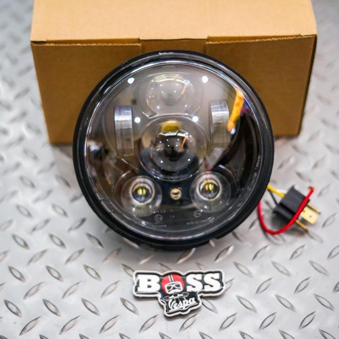 Headlamp LED Daymaker with DRL Vespa LXV BOSSVES73 dijamin