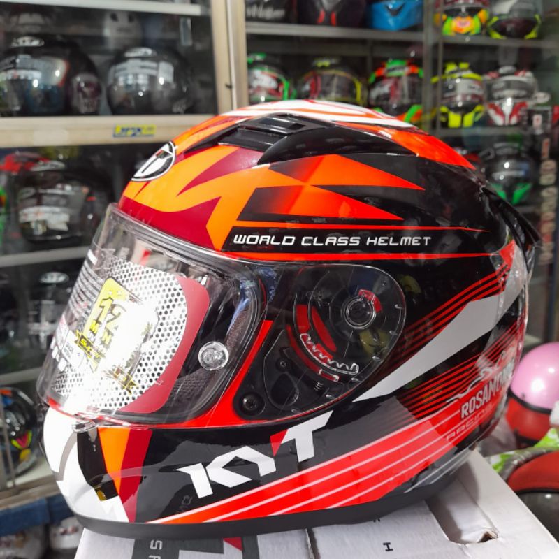 HELM KYT R10 FLAT PILOCK READY/ROSAMONTE/RACE EDITION #3