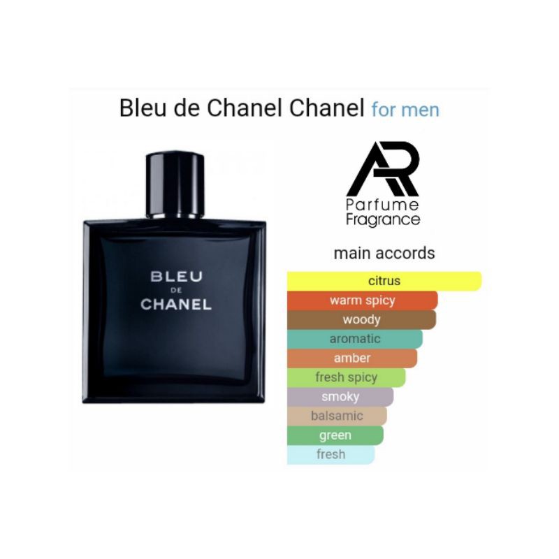 ARparfum - BLUE DE CHANEL - BEST SELLER for MAN !! Parfum Inspired Tahan Lama Aroma Lembut.