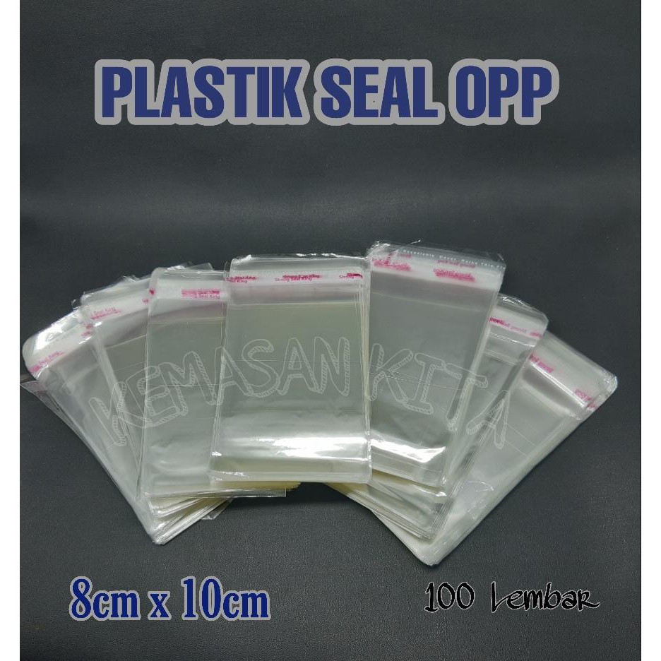

PLASTIK OPP 8X10 CM LEM PEREKAT KEMASAN SNACK AKSESORIS SOUVENIR BAJU