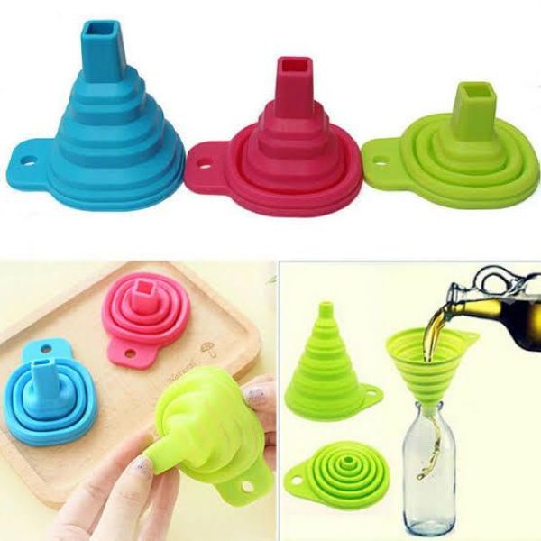 [WAE] CORONG AIR MINYAK SILICONE LIPAT PORTABLE / CORONG LIPAT SILIKON