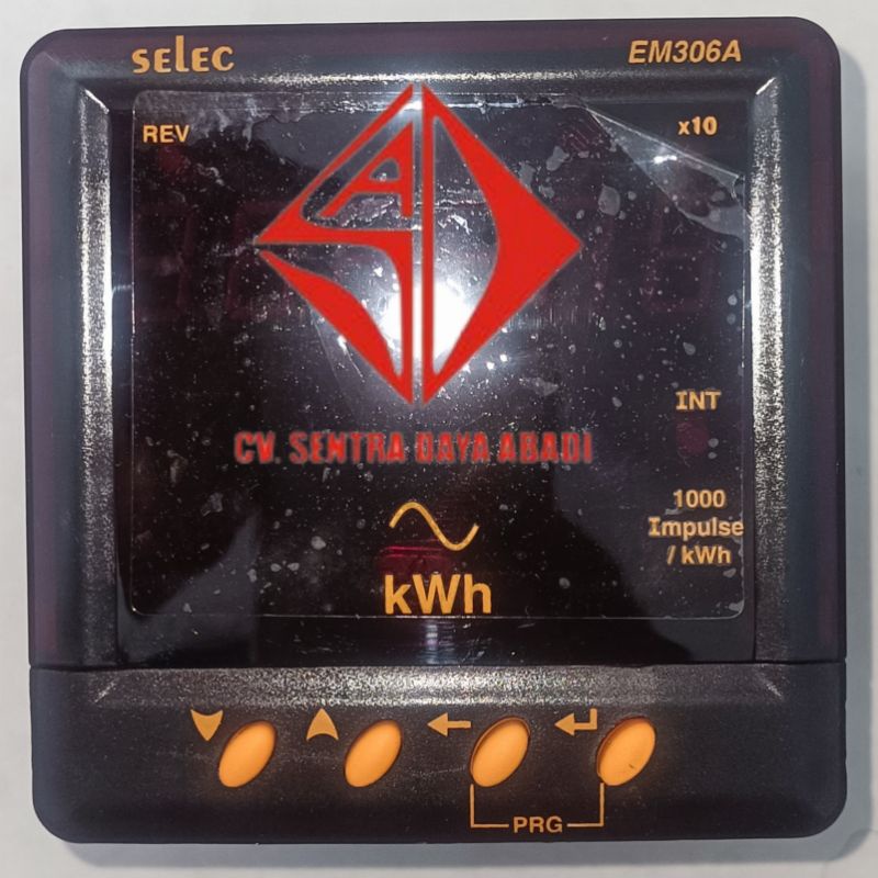LED kWh meter DIGITAL PANEL ENERGY METER KWH EM306-A SELEC 1P