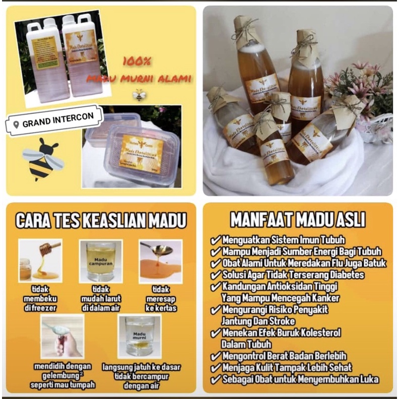

Madu Khatulistiwa (Asli tanpa campuran) Madu Murni