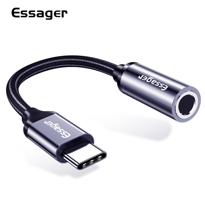 

Essager Kabel Adapter USB Tipe C 3.5mm untuk Huawei p30 / P20 / Pro / Xiaomi / Mi 9 / 8 / oppo / vivo