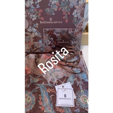 preloved buttonscarves Topkapi Pecan