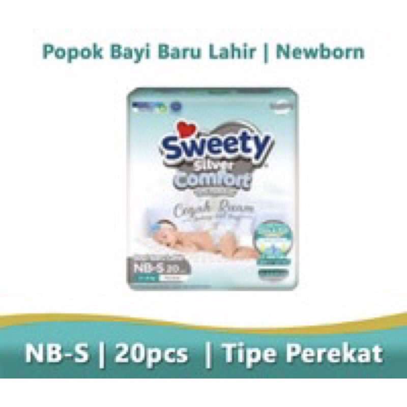 Sweety Silver Comfort Tipe Perekat NBS-20