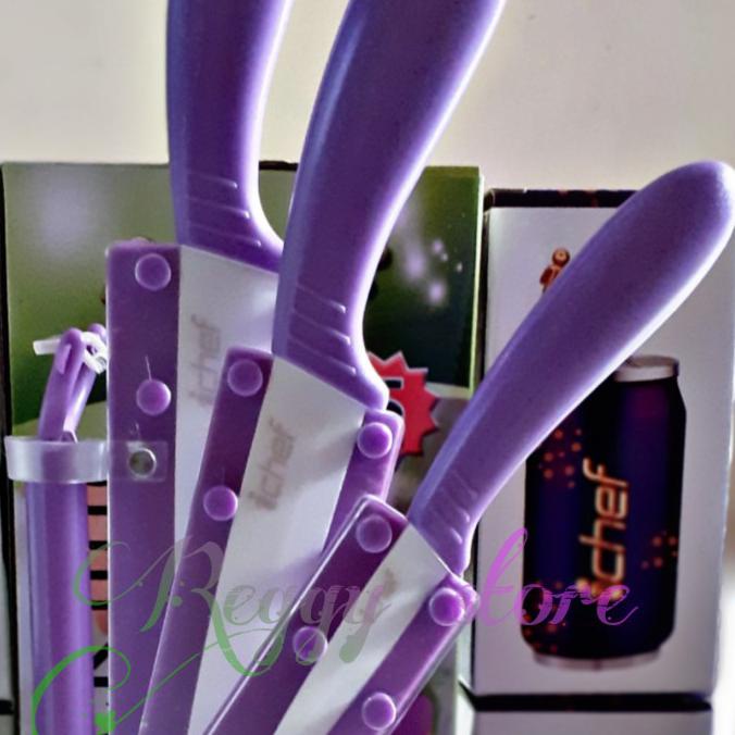 Pisau dapur set Ifa cookware 5 in 1 Ungu