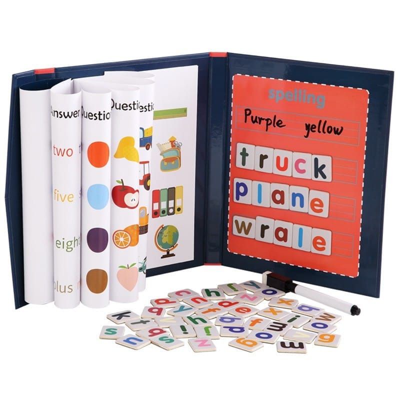 Medan Termurah Edukasi buku pintar Spelling Game Book Magnetic