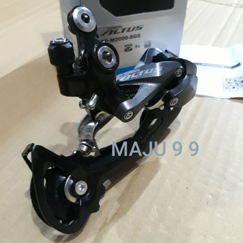 Rear Derailleur Rd 9 Speed Shimano Altus M2000 SGS 9 Speed Long Cage Original With Box