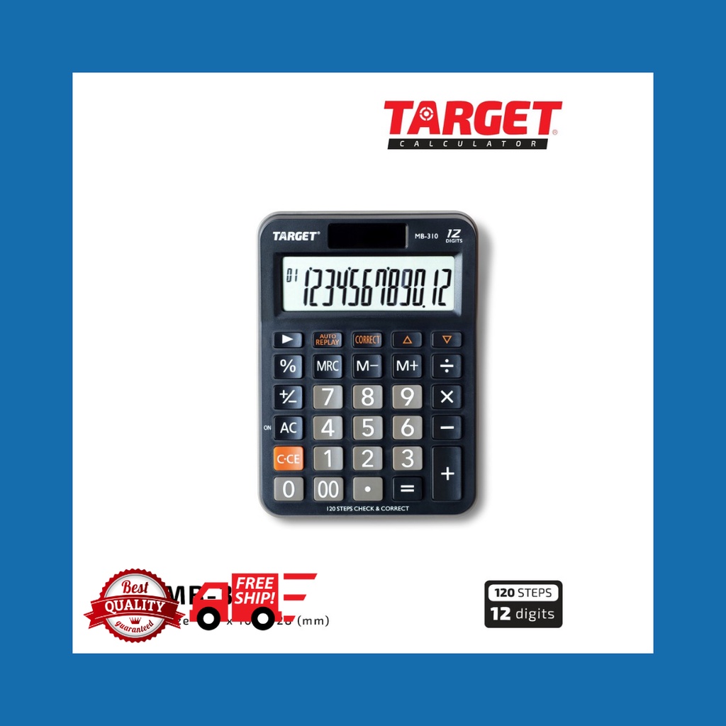 

CALCULATOR TARGET MB-310 -12 digit