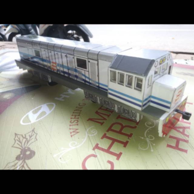 Miniatur lokomotif kereta api