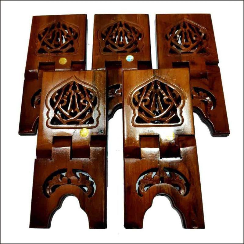

Rekal Al Quran / Meja Alquran Motif Iqro' lekar jati