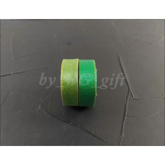 

Pita Gliter Varian Hijau ; Lebar 2.5 cm; Panjang 20 yard - List Gold