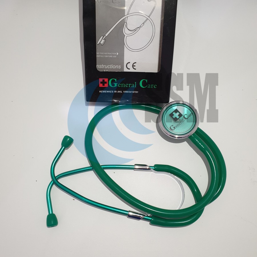 Stetoscope General Care Economy / Stetoskop Ekonomi General Care warna Hijau