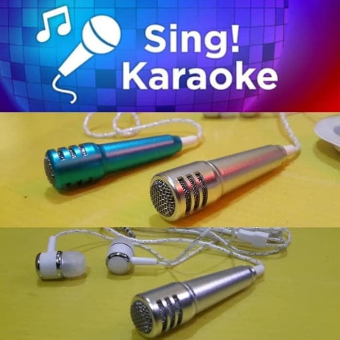 Unik Mic Mini Smule Karaoke Aksesoris Handphone Murah Berkualitas