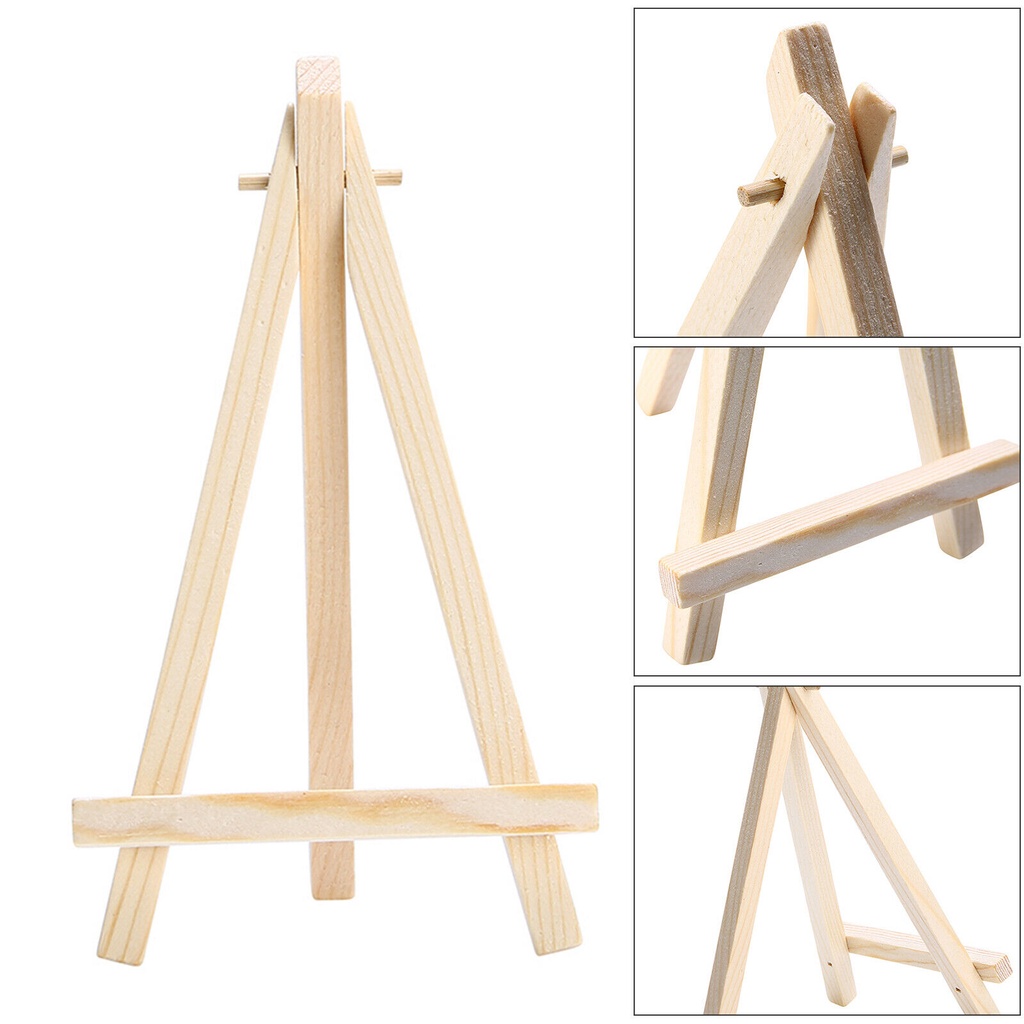 Tripod stand kayu lukis photo, wooden easel