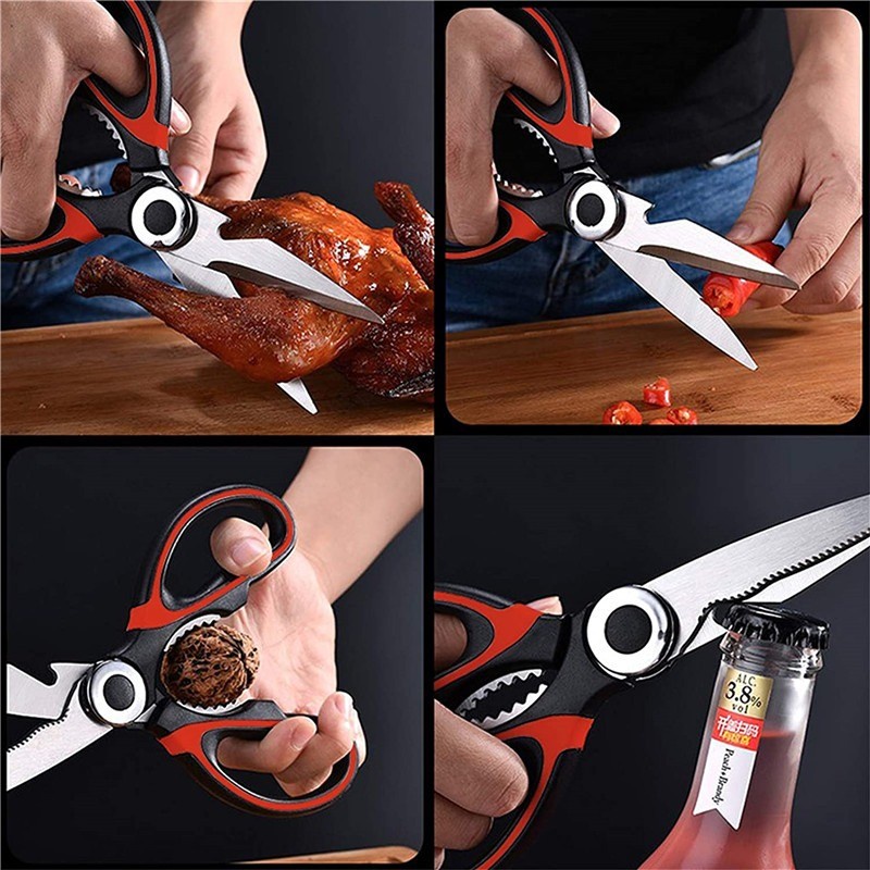 Gunting Tajam Dapur Tulang Ayam Daging Sayur Kitchen Scissor Stainless
